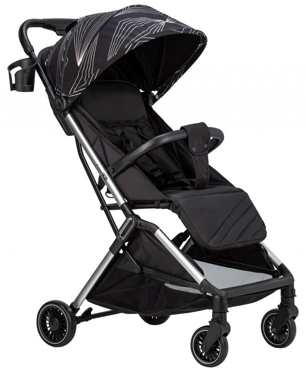 FREEON Unique Športový kočík Black & Silver