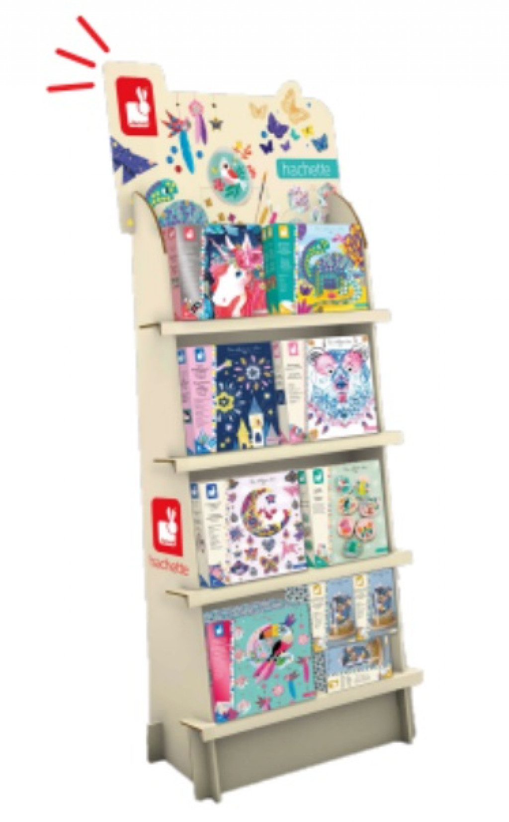 Janod POS ARTS&CRAFTS stojan na kreatívne sady