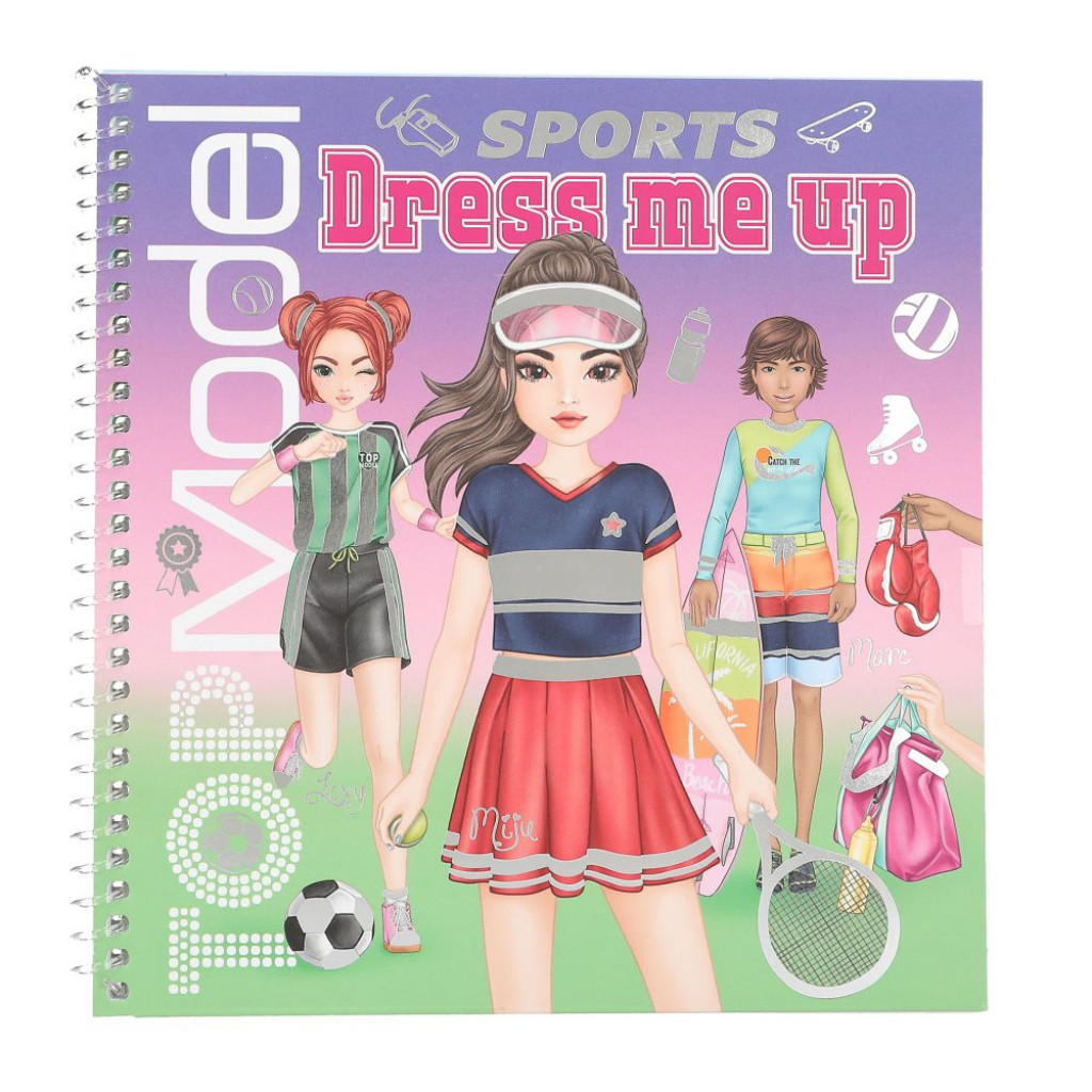 Top Model Kreatívny zošit  Dress me up SPORTS
