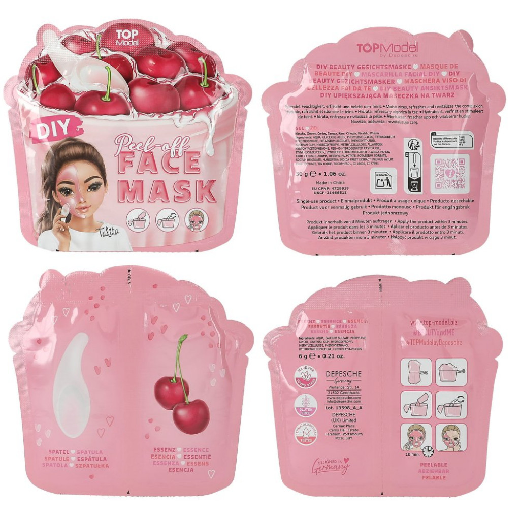 Top Model Beauty FACE Mask DIY cherry