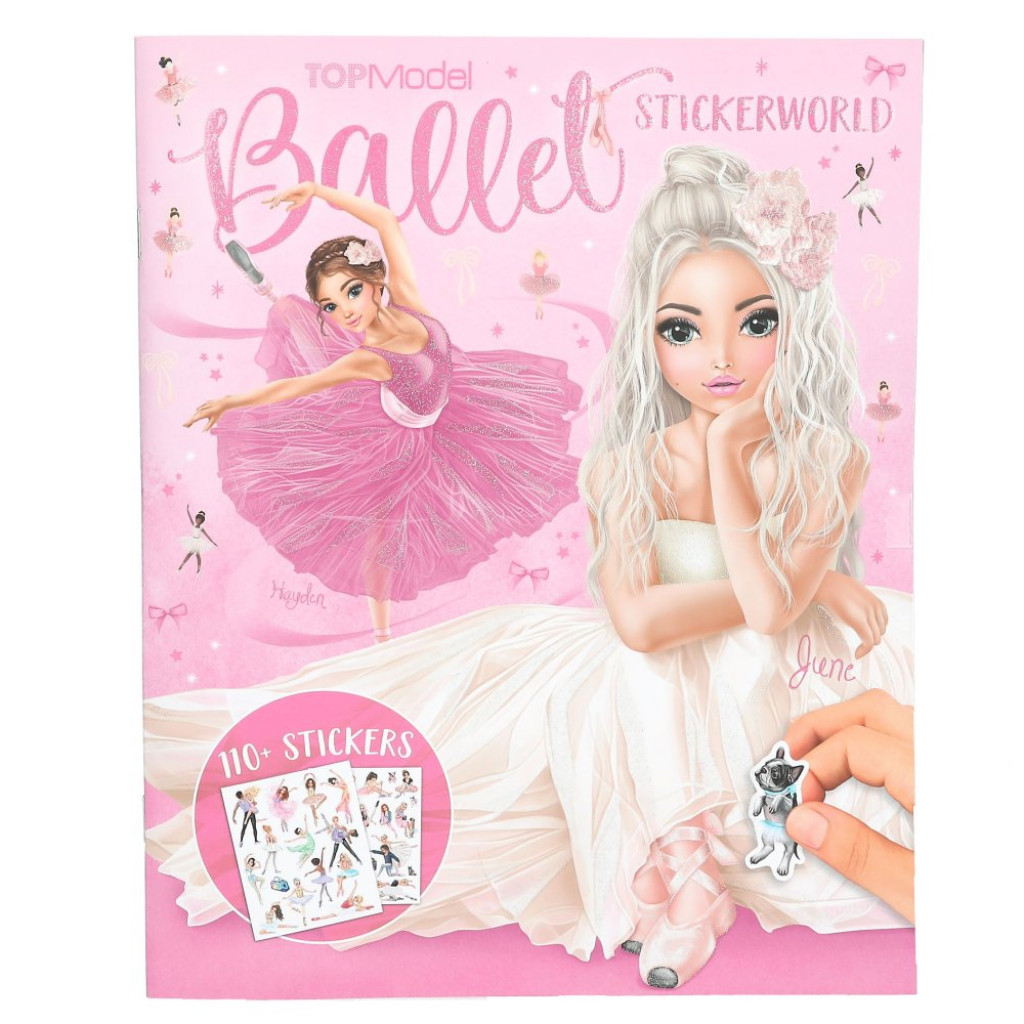 Top Model Kreatívny zošit  Stickerworld BALLET