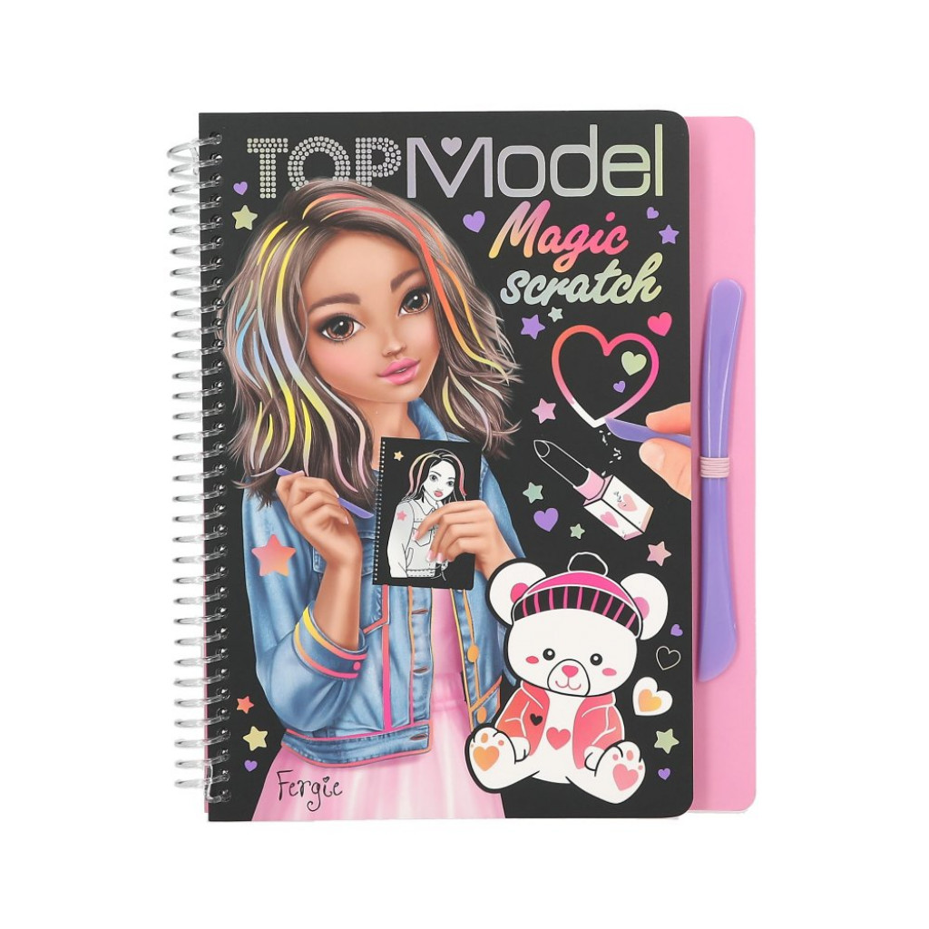 Top Model Kreatívna sada  Magic Scratch Book