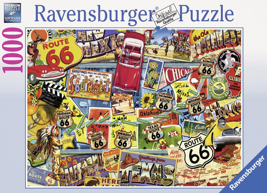 Ravensburger Puzzle Route 66 1000