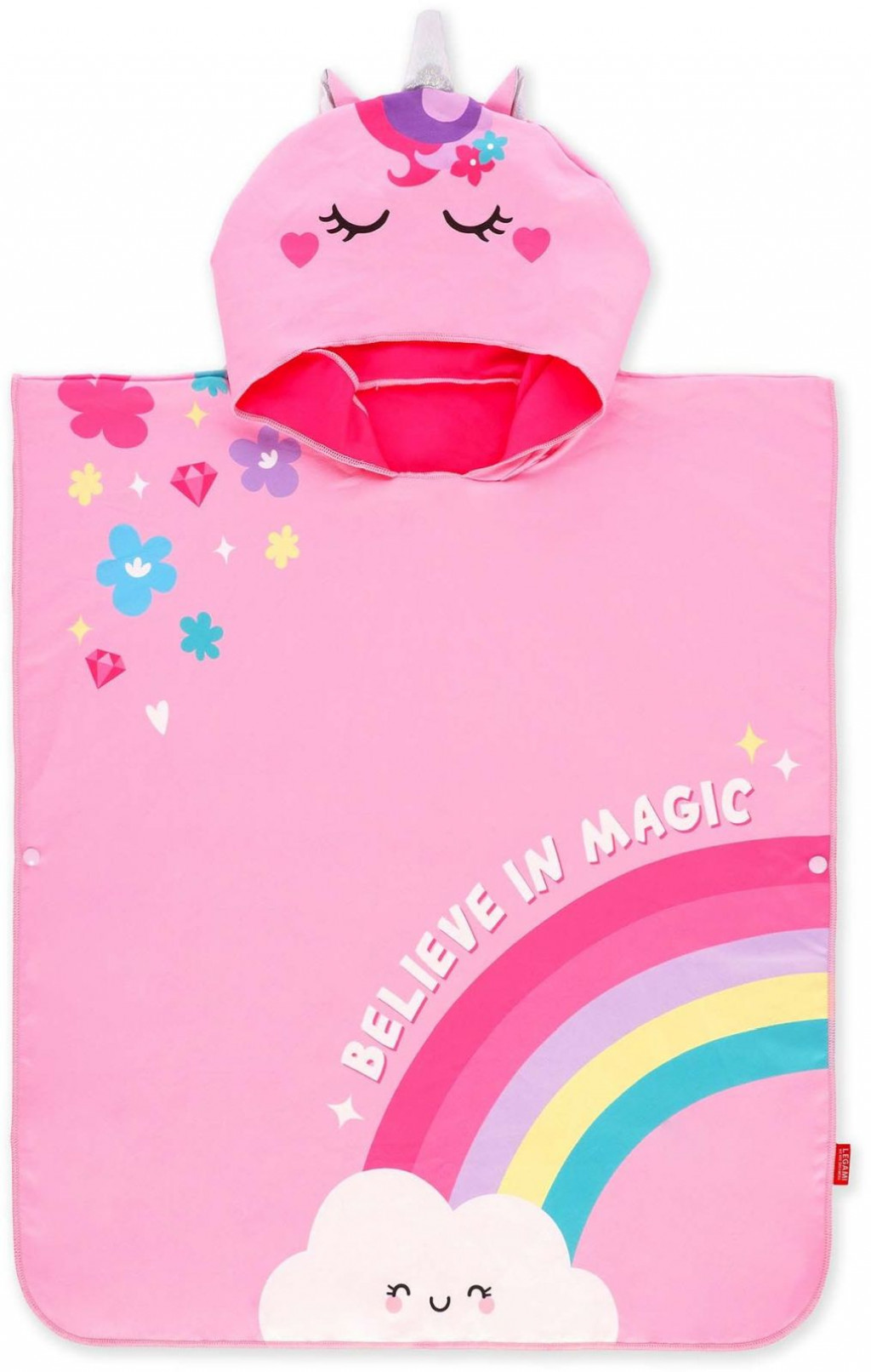 Legami Detské pončo Legami Towelling Poncho For Kids - Unicorn