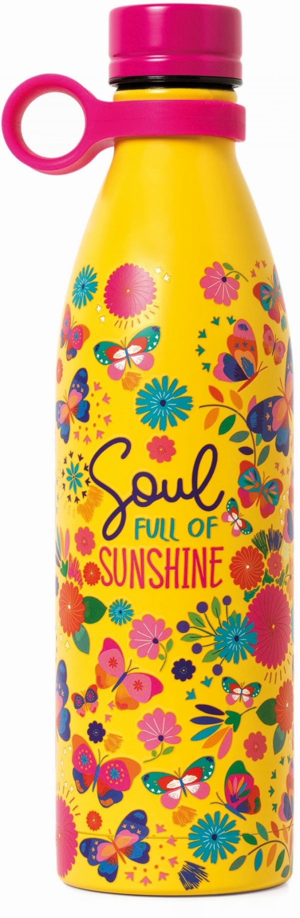 Legami Termo fľaša Legami Hot & Cold - Vacuum Bottle - 800 ml - Butterfly
