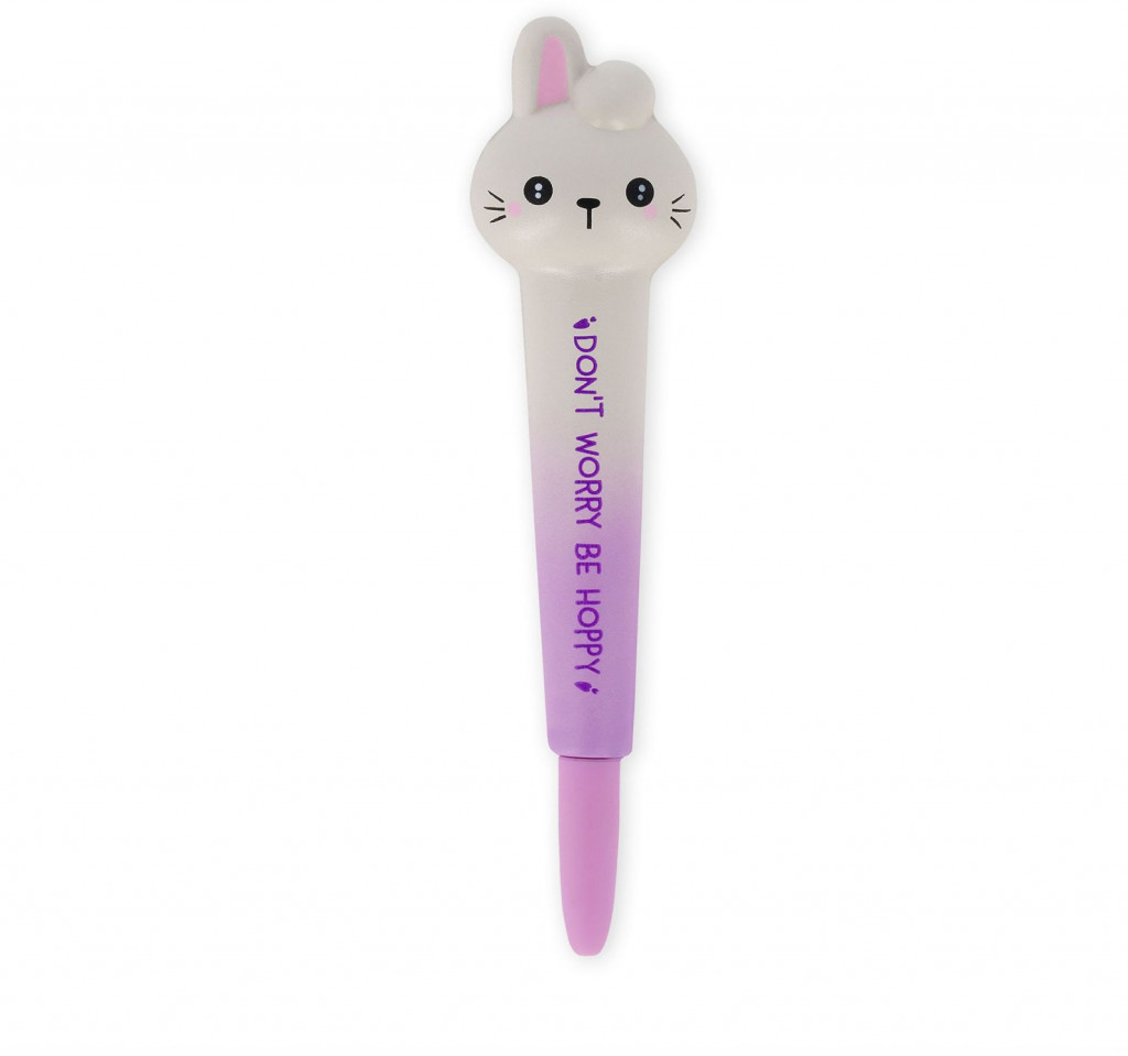 Legami Antistresové gélové pero Legami Squishy Gél Pen - Squeezies - Bunny
