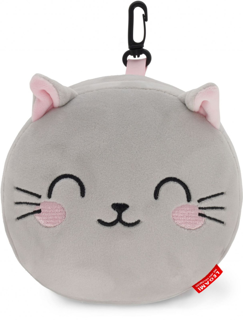 Legami Cestovný vankúšik s maskou na spanie Legami Travel Pillow With Sleep Mask - My Travel Buddy - Kitty