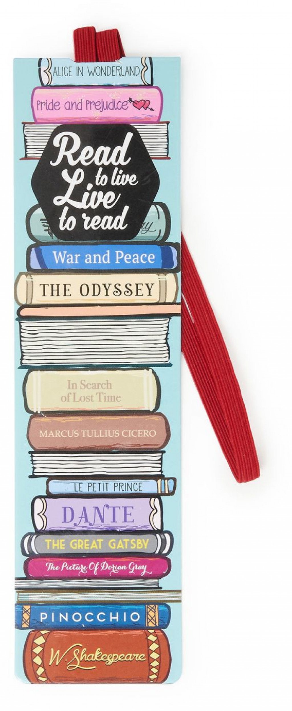 Legami Záložka s gumičkou Legami Bookmark - Book lover
