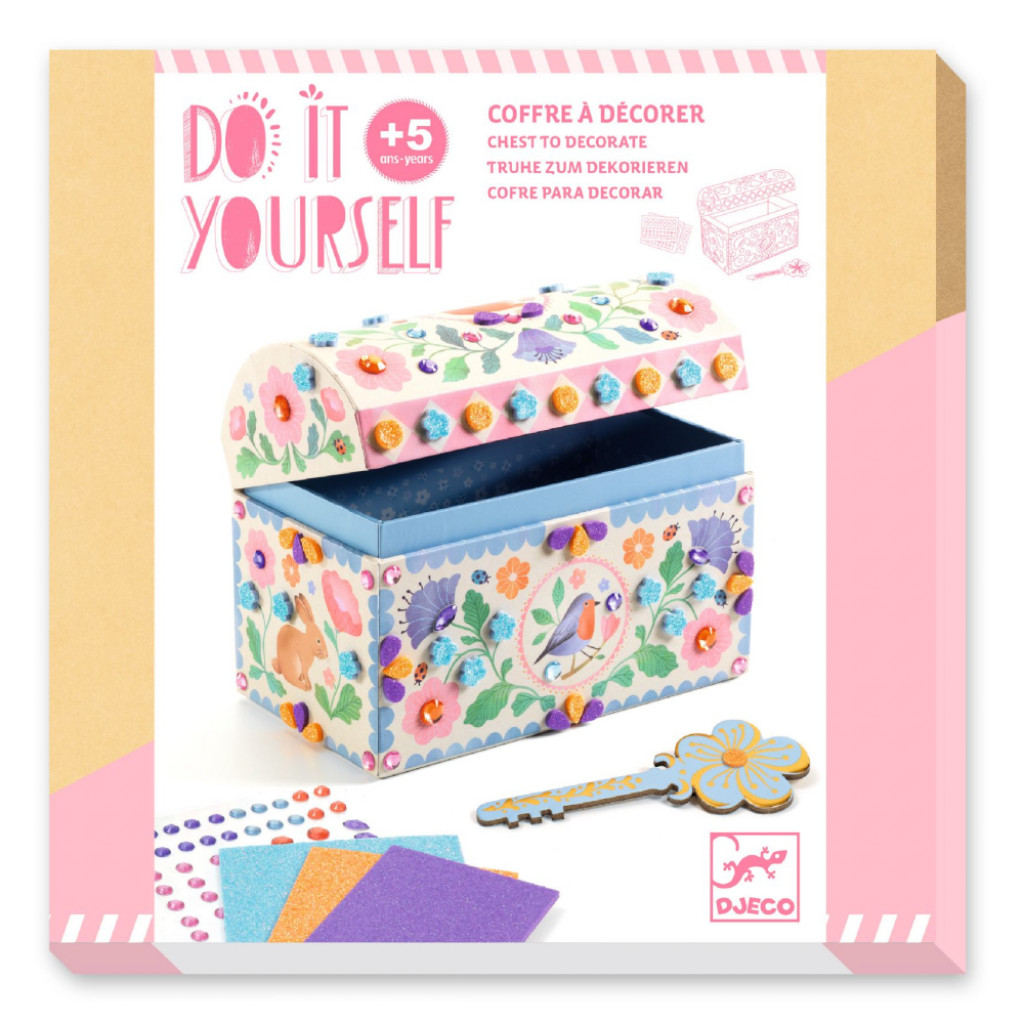 DJECO DIY-Vytvor si sám truhlicu: Vzácny poklad