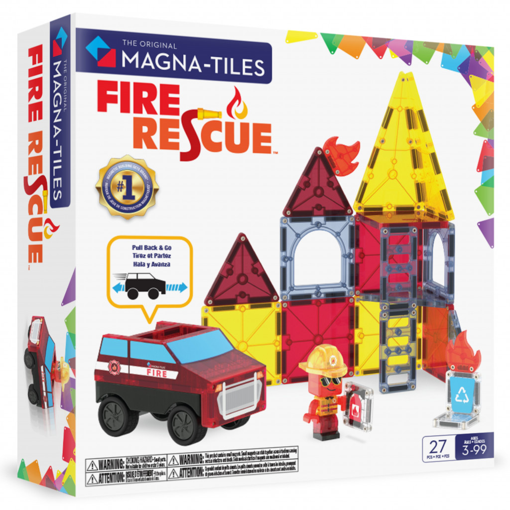 Magna-Tiles Magnetická stavebnica Fire Rescue 27 dielov