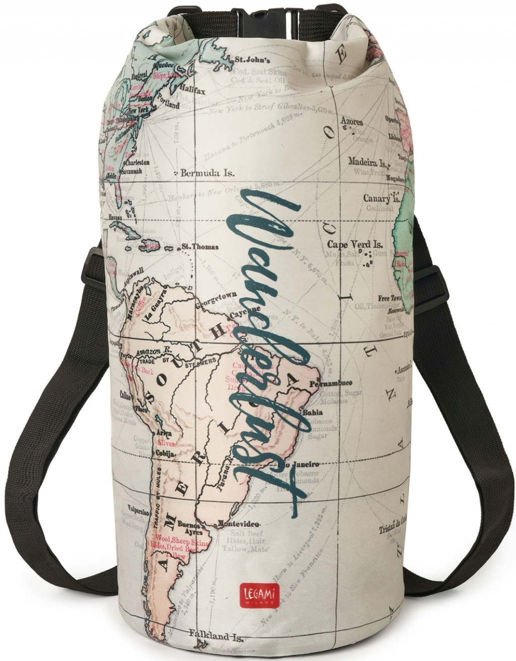 Legami Nepremokavý vak Legami Dry Bag 10L - Travel