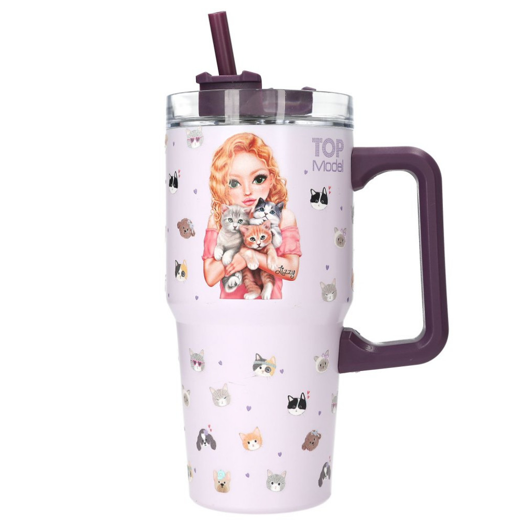 Top Model to-go-cup KITTY&DOGGY