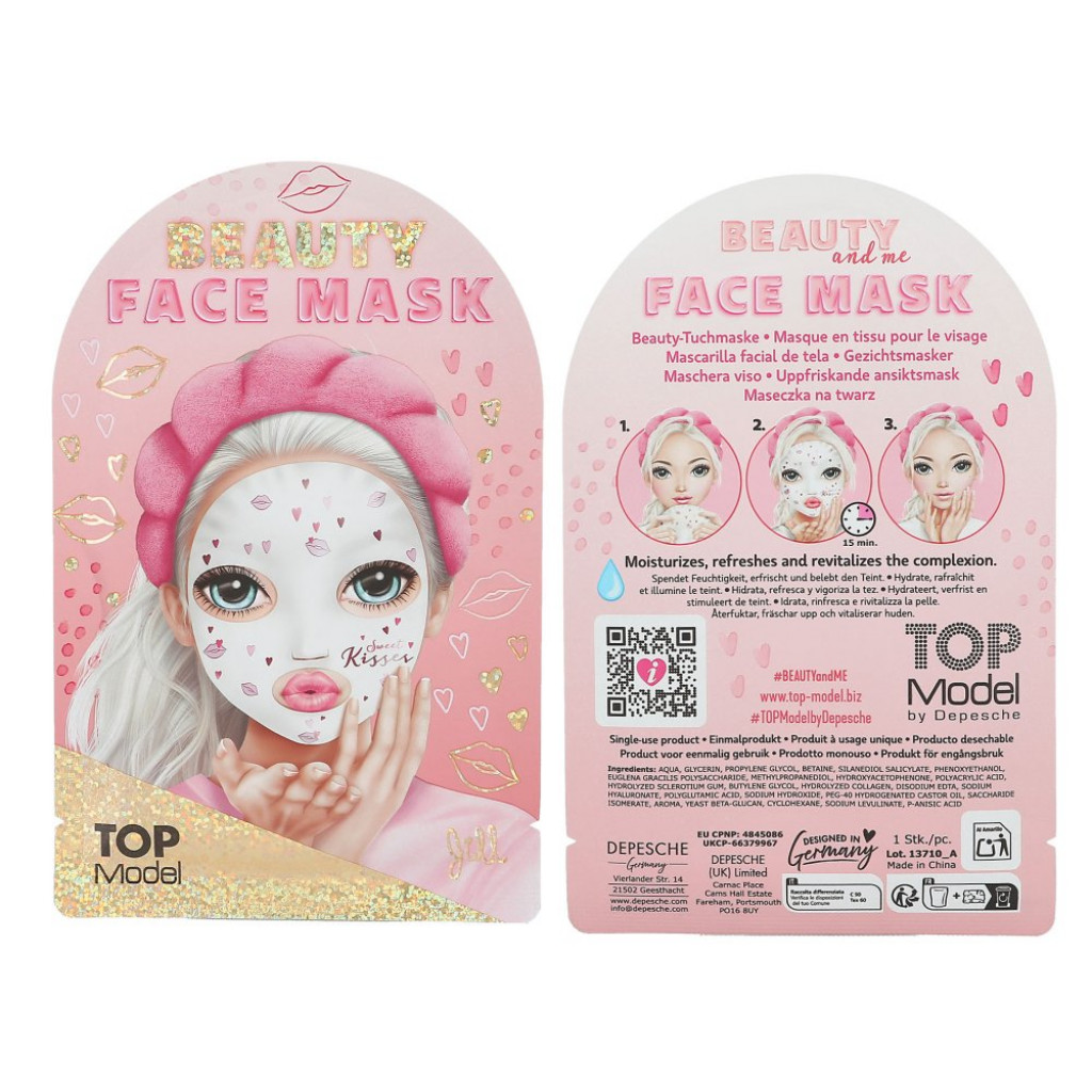 Top Model Beauty FACE Mask kiss