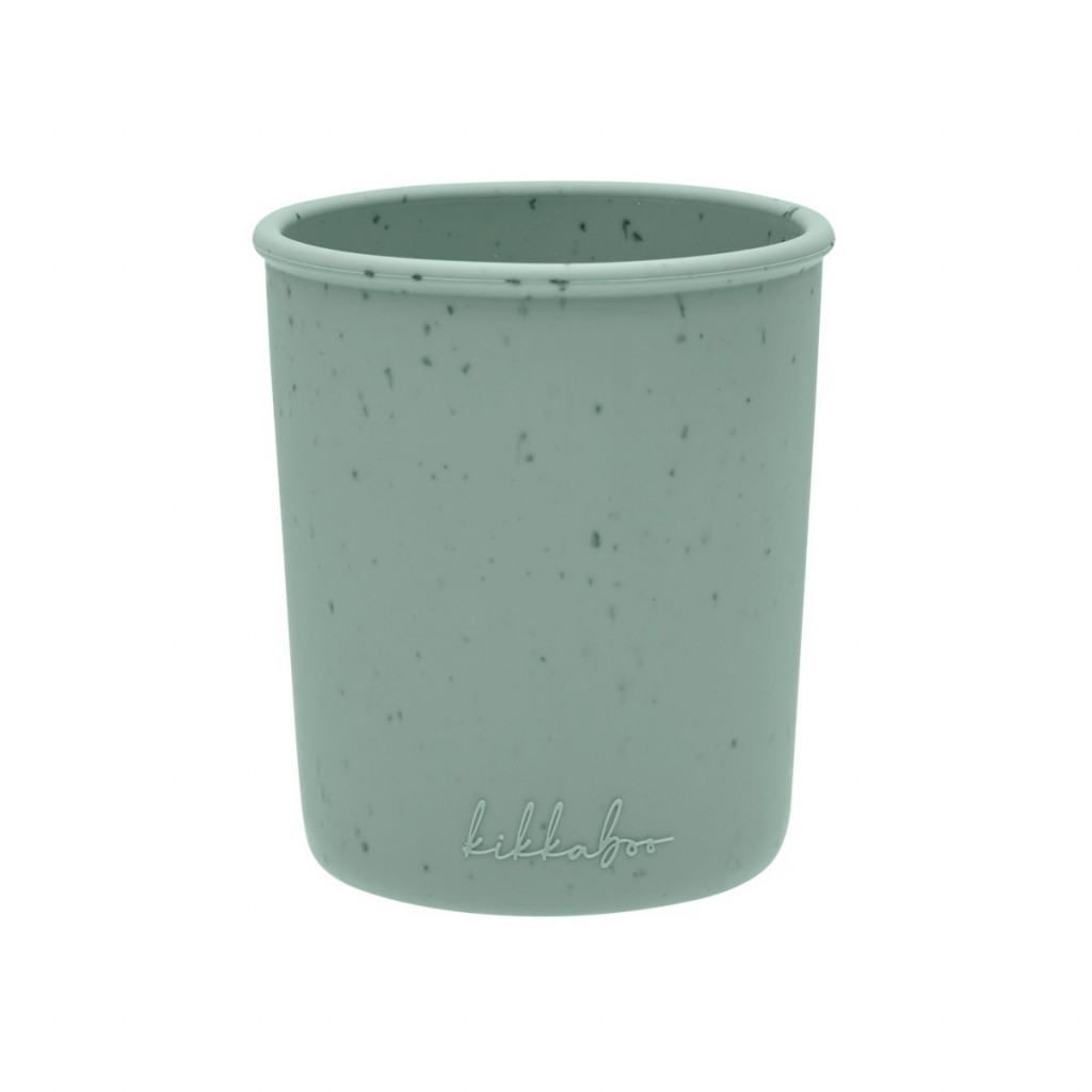 KikkaBoo Kelímek Platinum Silicone Sage