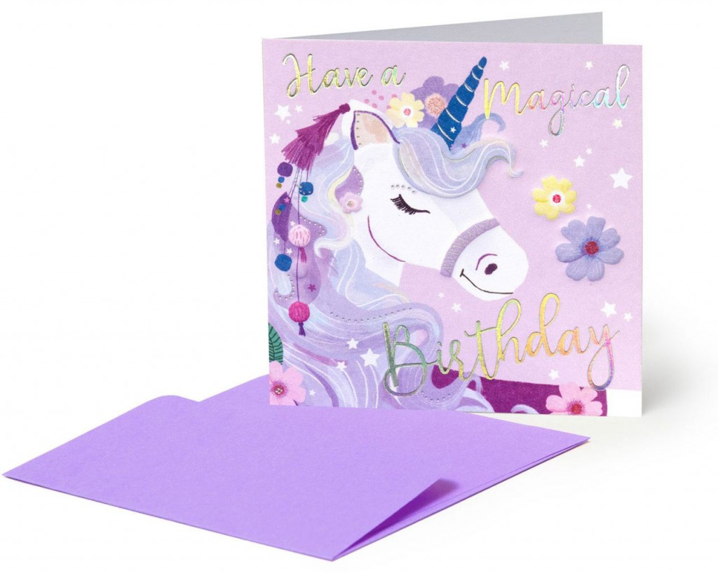 Legami Darčekové prianie Legami Small Greeting Card - Unicorn - Unicorn