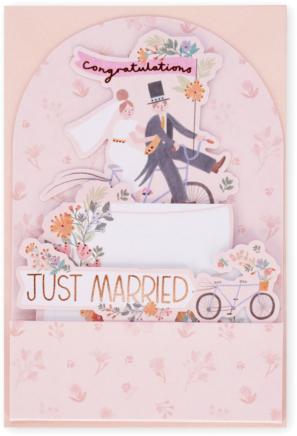 Legami Darčekové prianie Legami Pop-Up Card - Pop-Up Greeting Card - Wedding Cake