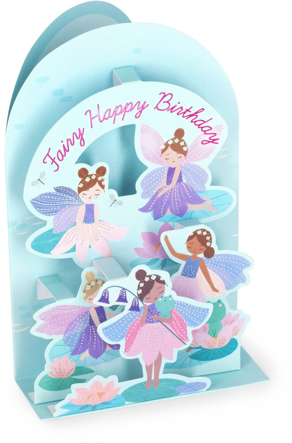 Legami Darčekové prianie Legami Pop-Up Card - Pop-Up Greeting Card - Fairy
