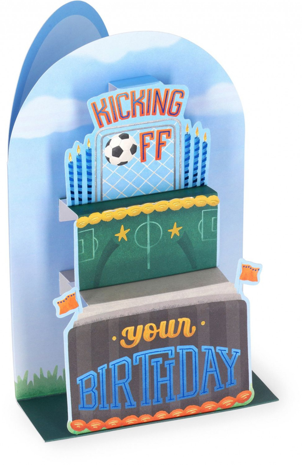 Legami Darčekové prianie Legami Pop-Up Card - Pop-Up Greeting Card - Birthday Cake