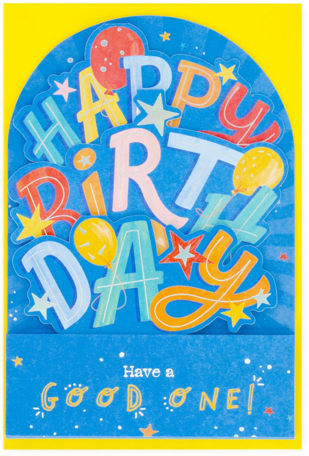 Legami Darčekové prianie Legami Pop-Up Card - Pop-Up Greeting Card - Happy Birthday