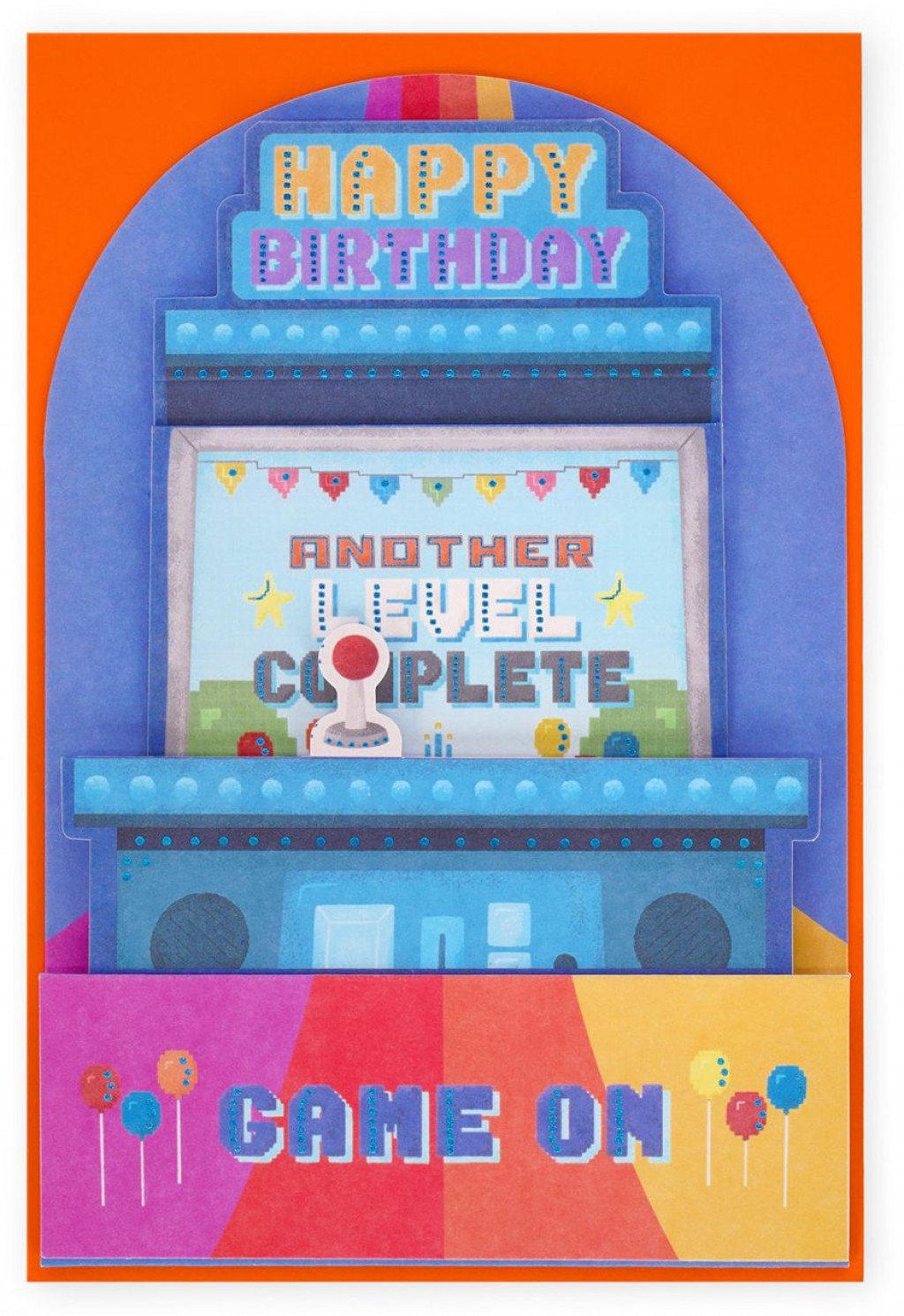 Legami Darčekové prianie Legami Pop-Up Card - Pop-Up Greeting Card - Arcade Game