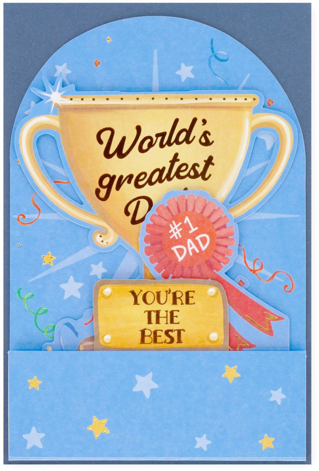 Legami Darčekové prianie Legami Pop-Up Card - Pop-Up Greeting Card - Dad