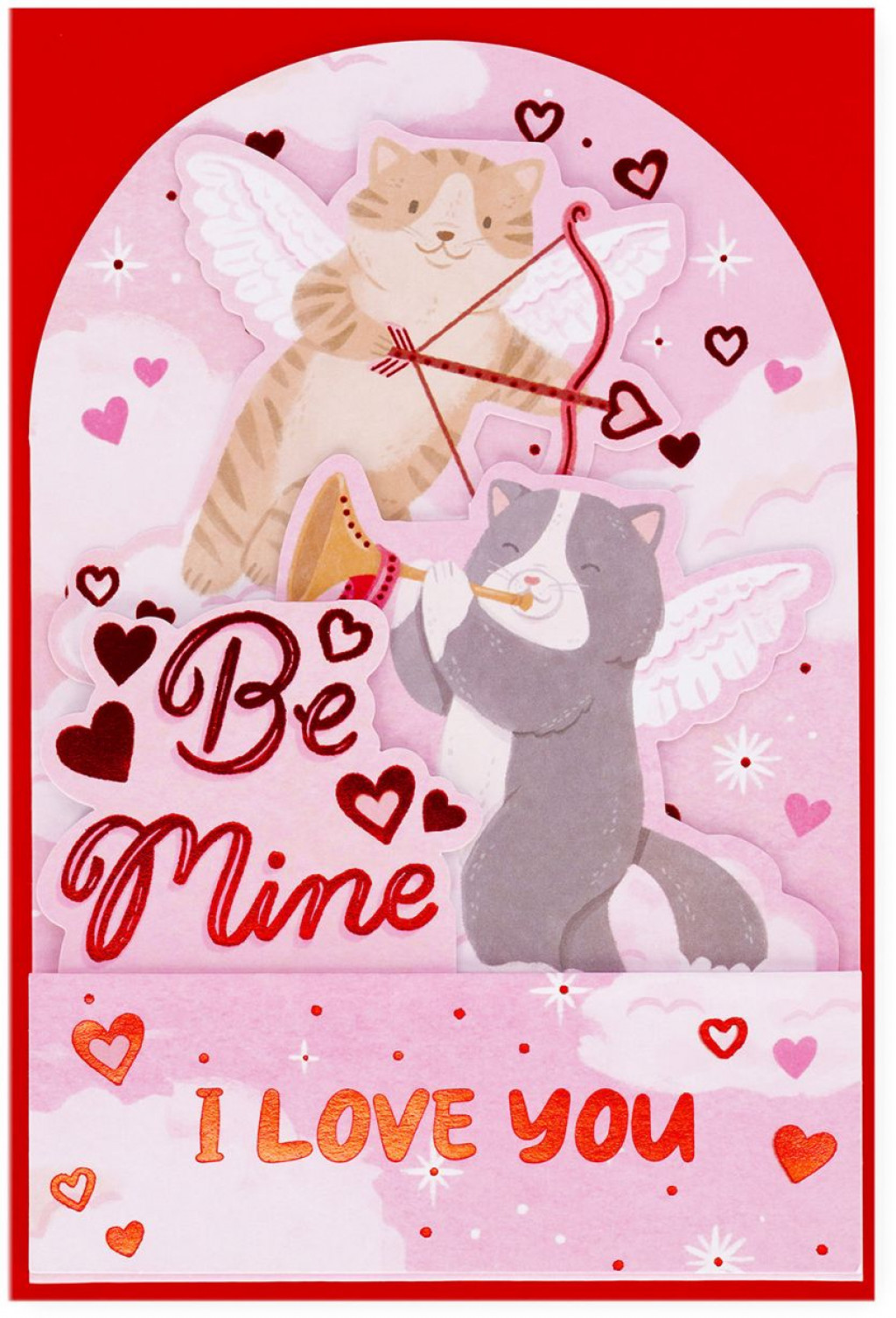 Legami Darčekové prianie Legami Pop-Up Card - Pop-Up Greeting Card - Kitty