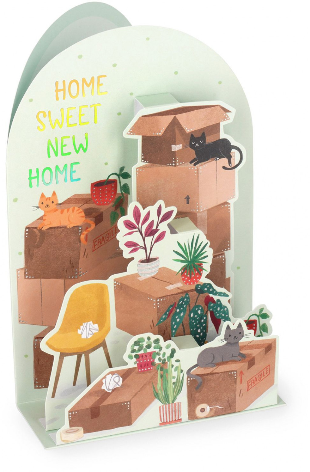 Legami Darčekové prianie Legami Pop-Up Card - Pop-Up Greeting Card - New Home