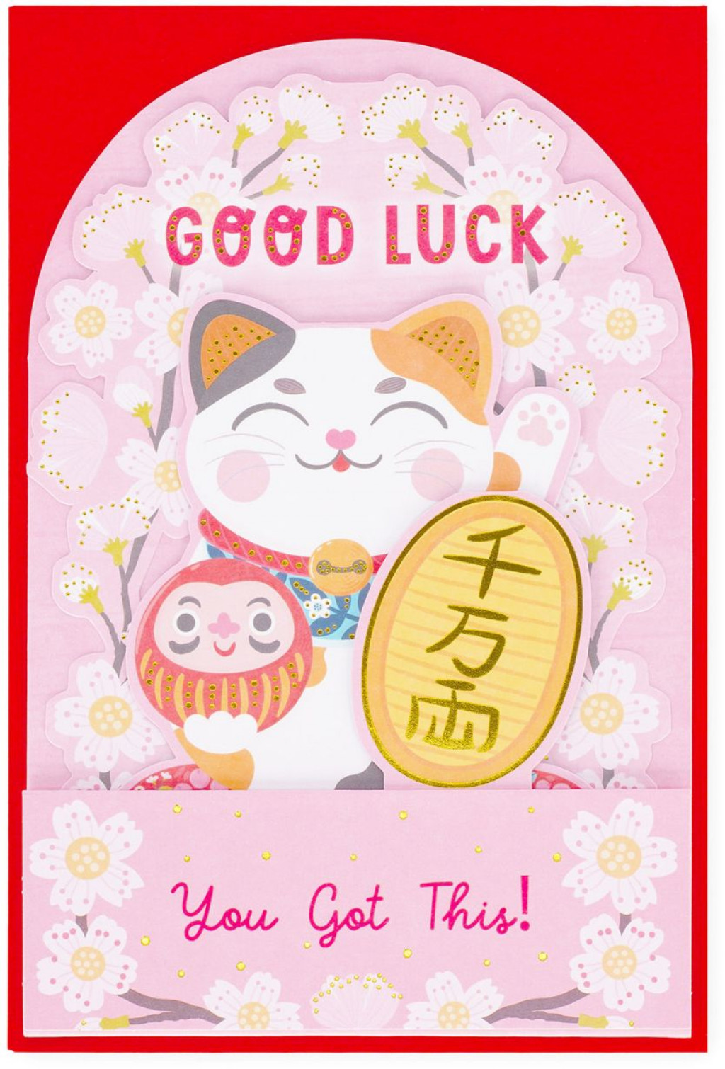 Legami Darčekové prianie Legami Pop-Up Card - Pop-Up Greeting Card - Kitty
