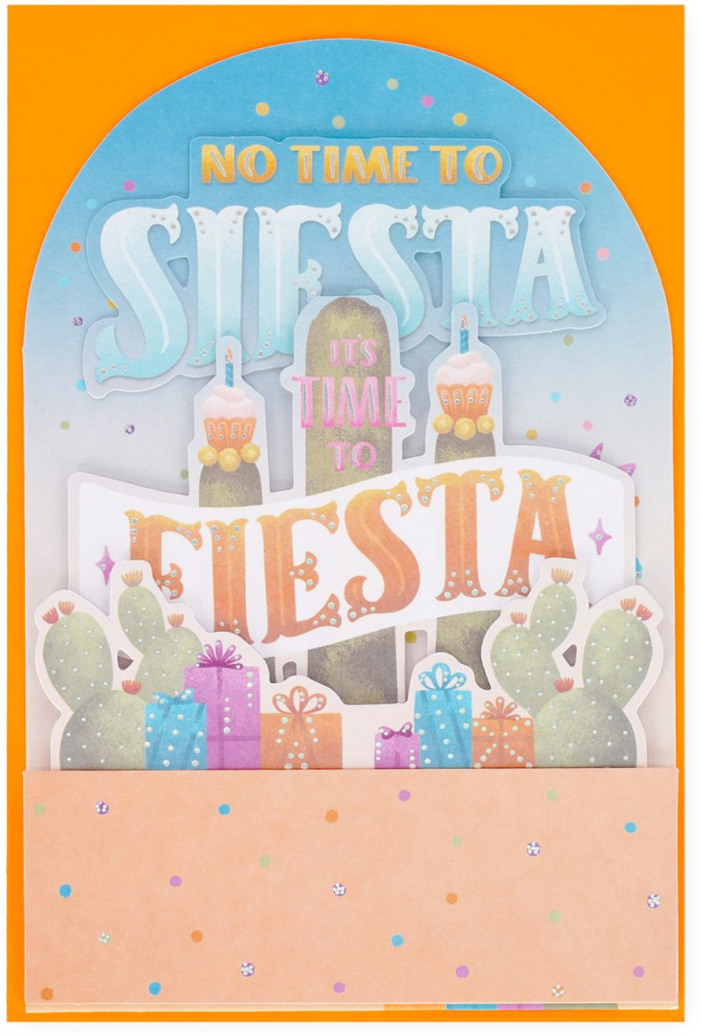 Legami Darčekové prianie Legami Pop-Up Card - Pop-Up Greeting Card - Cactus