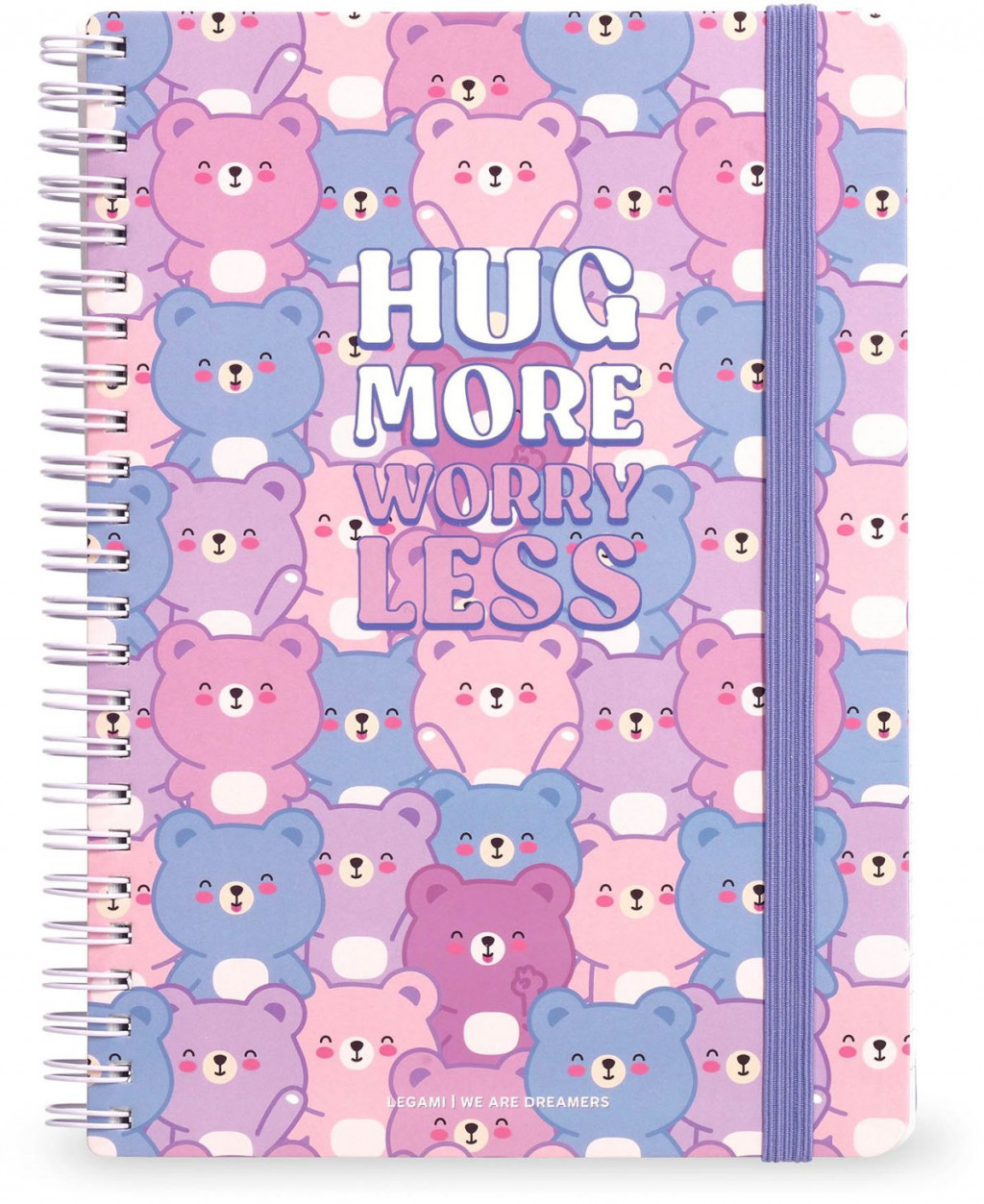 Legami Zápisník Legami Lined Spiral-Bound Notepad - Spiral Notebook - Maxi - Teddy Bear