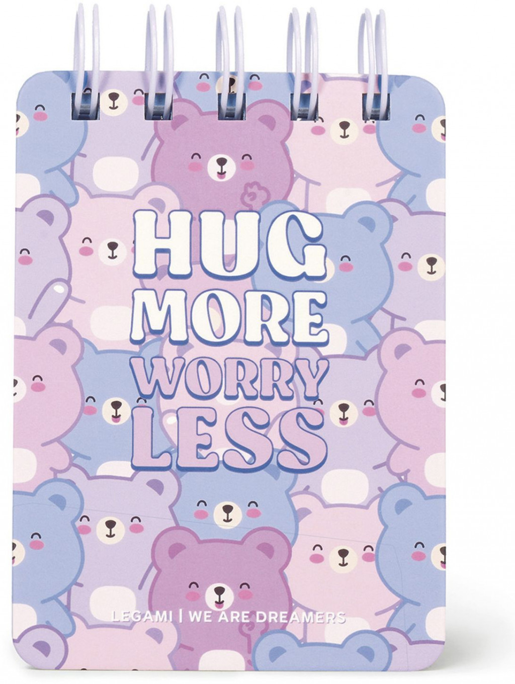 Legami Zápisník Legami Lined Spiral-Bound Notepad - Spiral Notepad - Mini - Teddy Bear