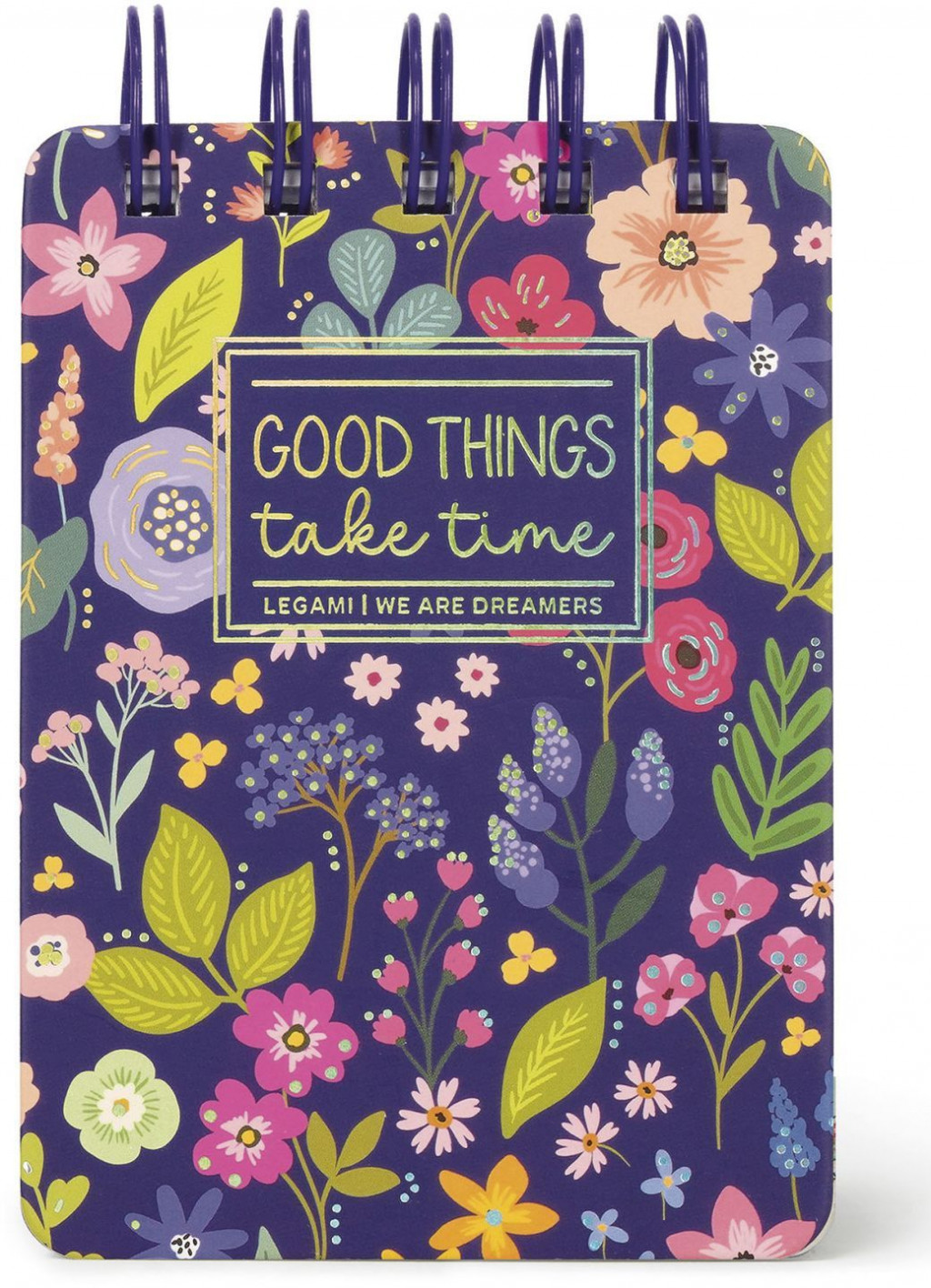 Legami Zápisník Legami Lined Spiral-Bound Notepad - Spiral Notepad - Mini - Flowers