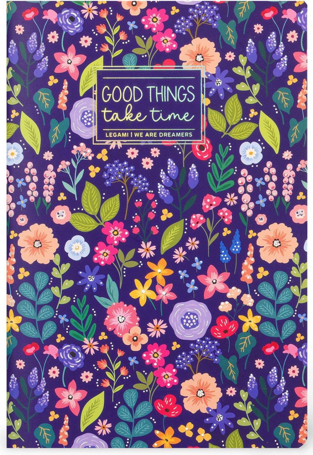 Legami Zápisník Legami Lined Notebook - Quaderno - Large - Flowers