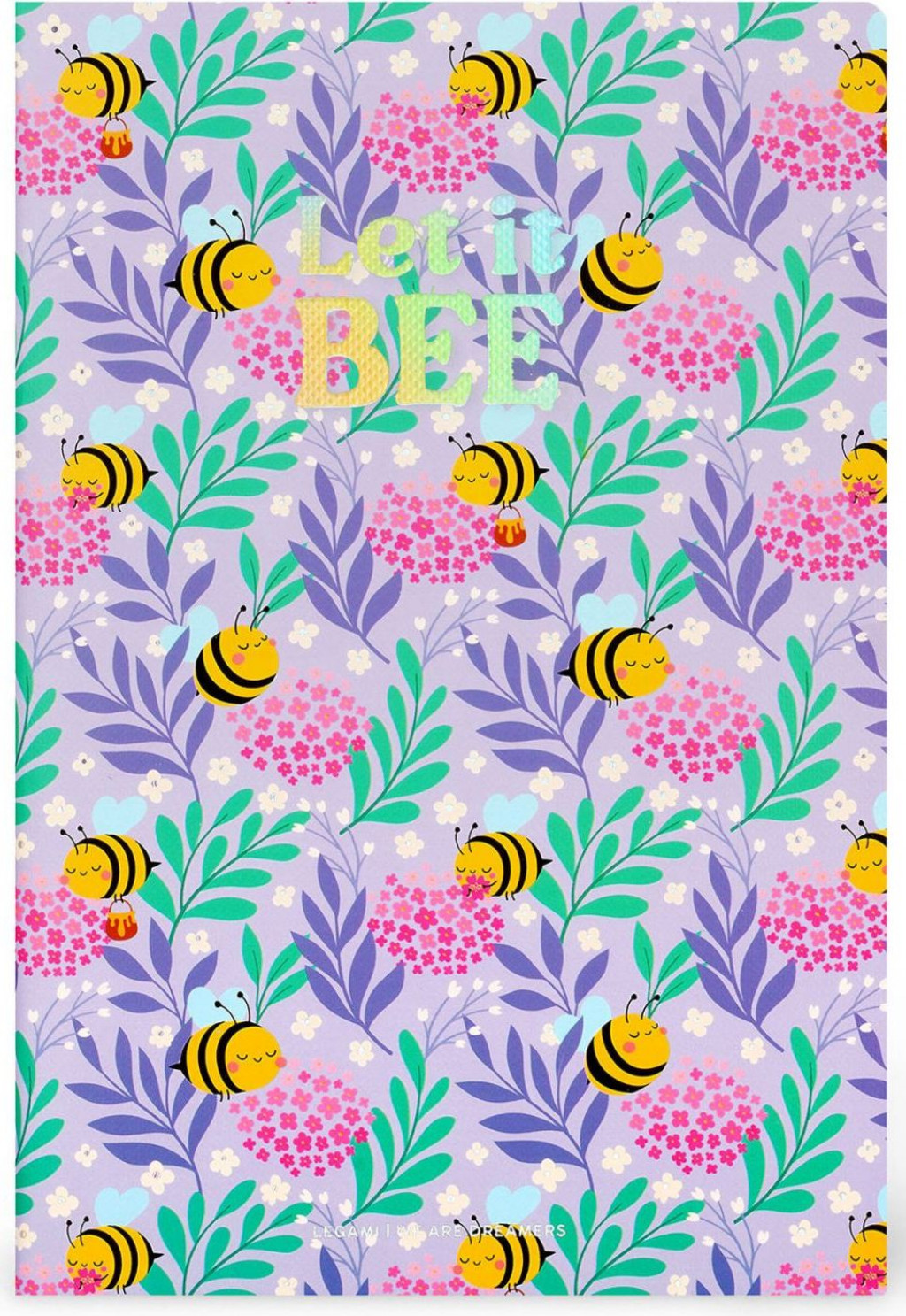 Legami Zápisník Legami Lined Notebook - Quaderno - Large - Bee