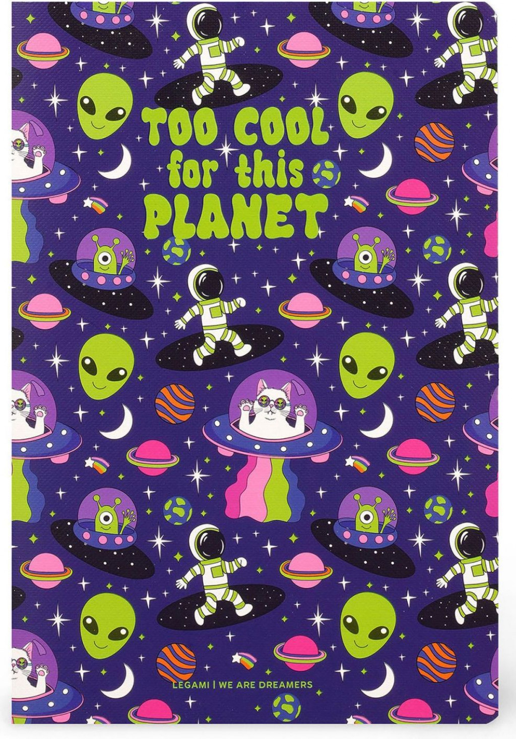 Legami Zápisník Legami Plain Notebook - Quaderno - Medium - Space