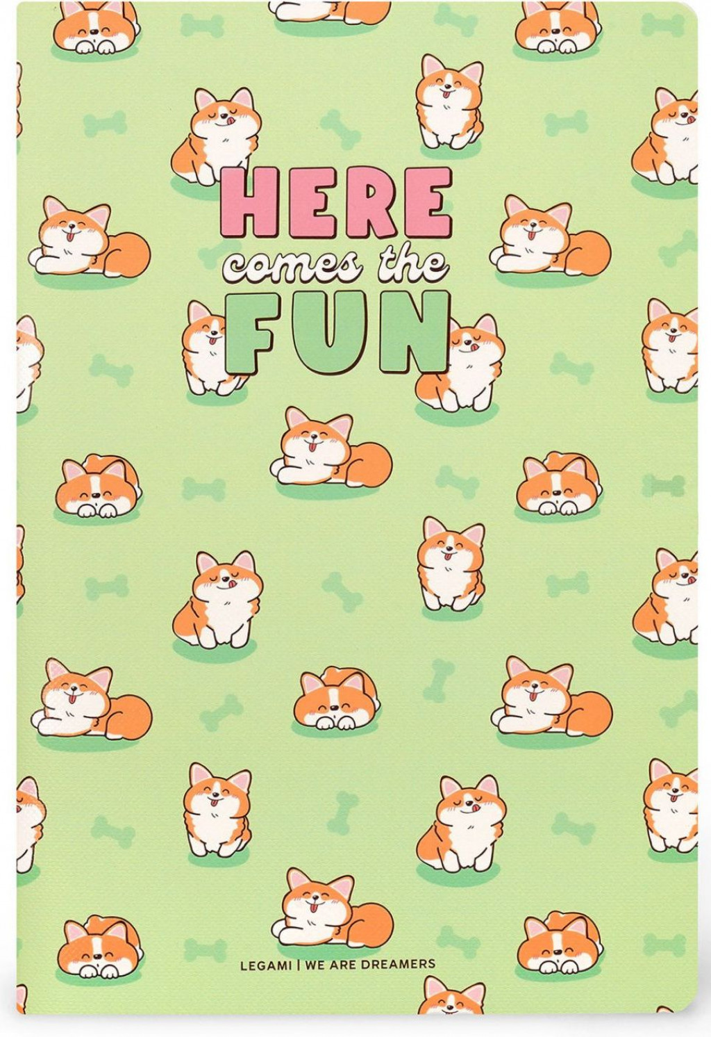 Legami Zápisník Legami Plain Notebook - Quaderno - Medium - Corgi