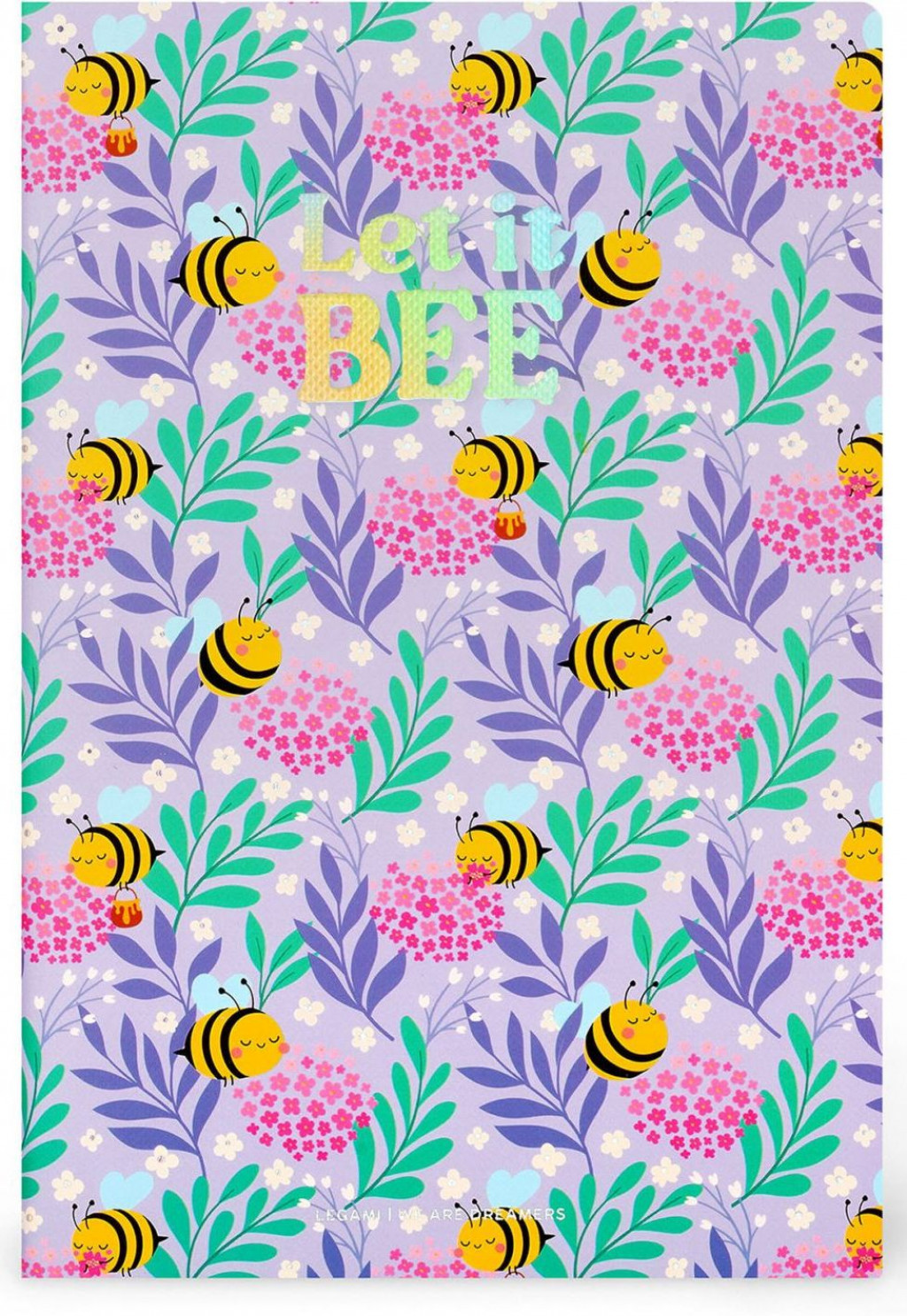Legami Zápisník Legami Plain Notebook - Quaderno - Medium - Bee