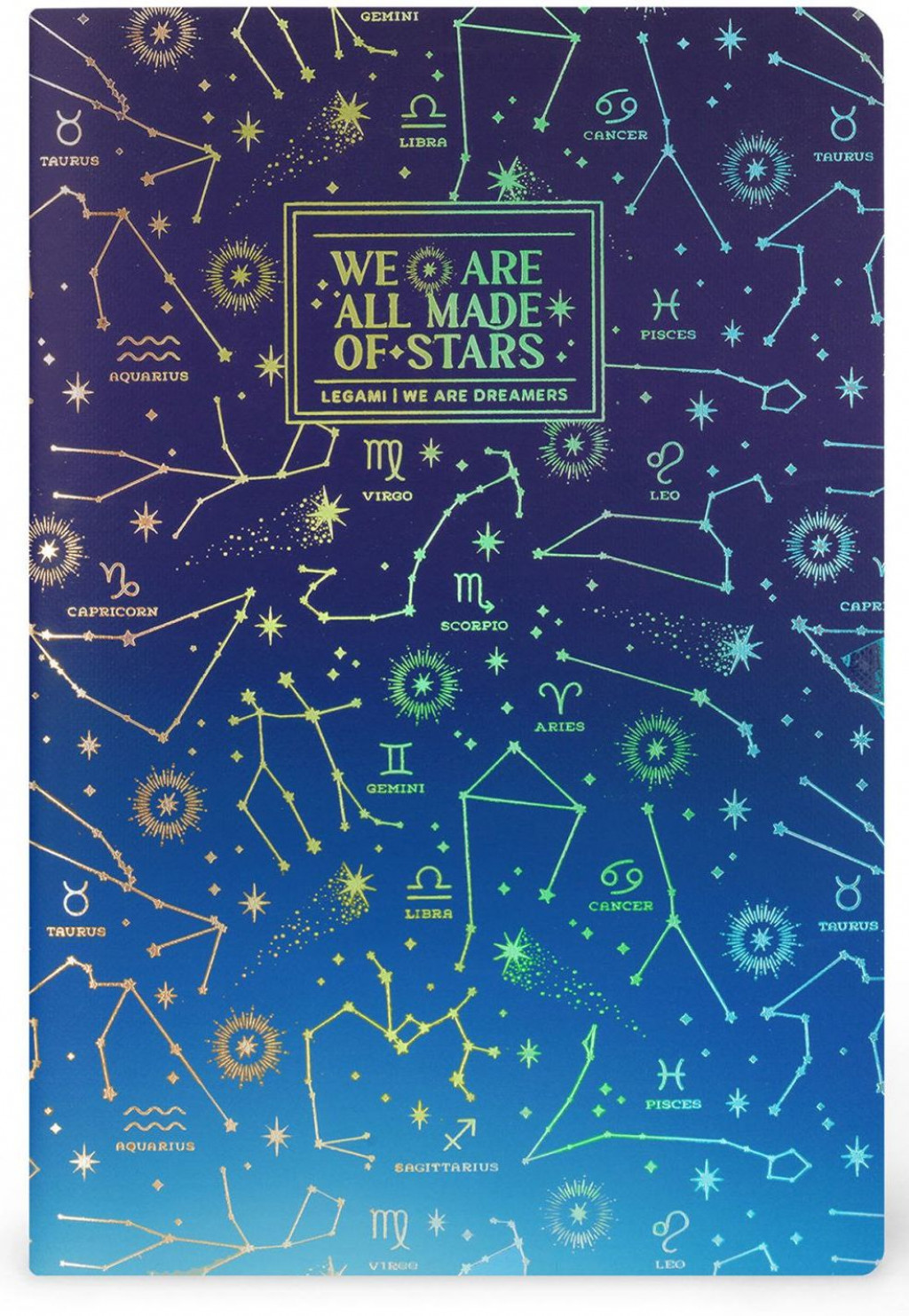 Legami Zápisník Legami Plain Notebook - Quaderno - Medium - Stars