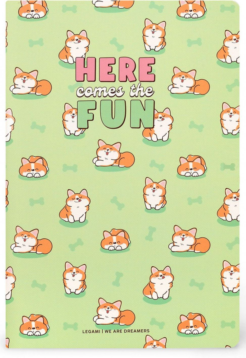 Legami Zápisník Legami Lined Notebook - Quaderno - Medium - Corgi