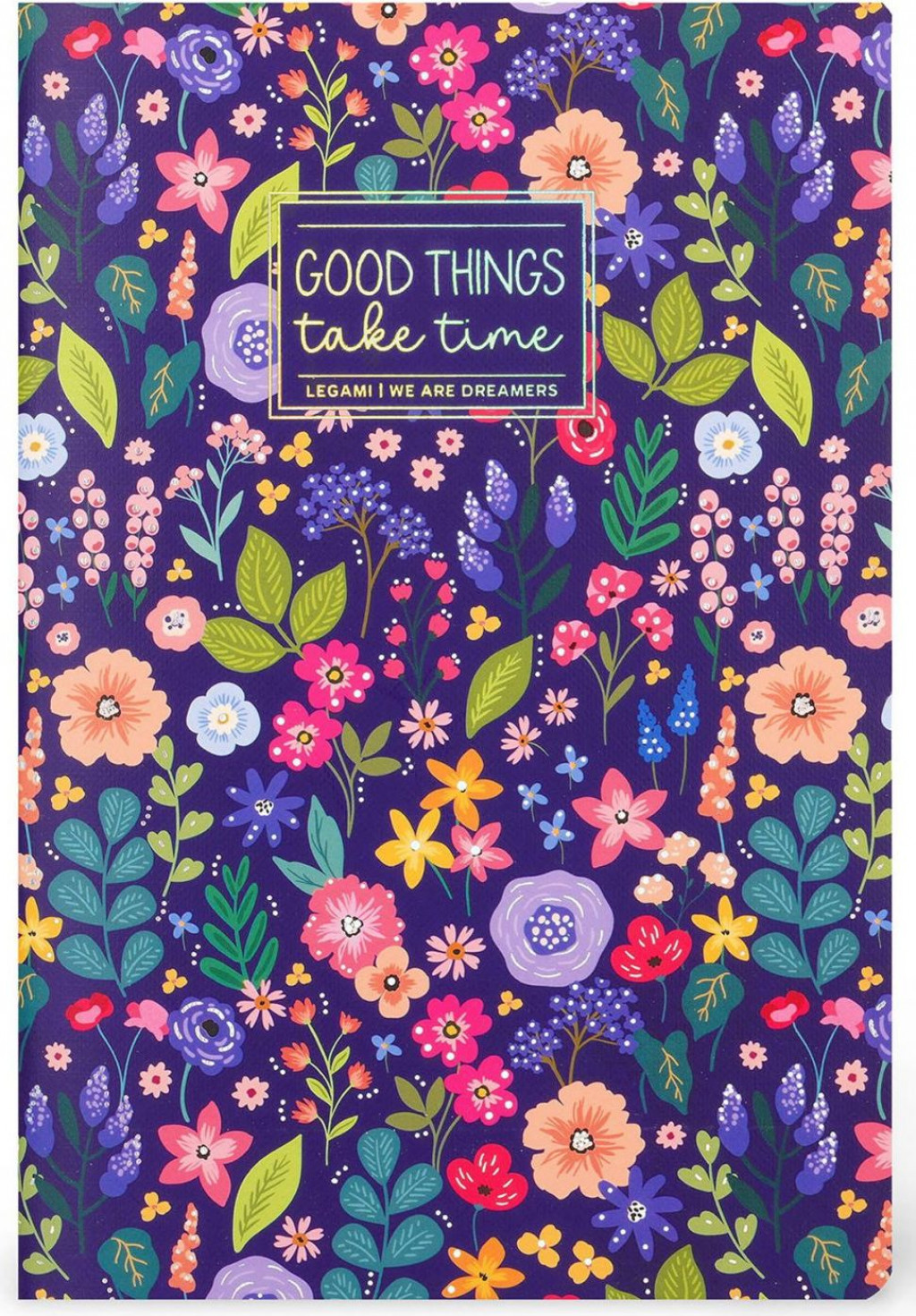 Legami Zápisník Legami Lined Notebook - Quaderno - Medium - Flowers