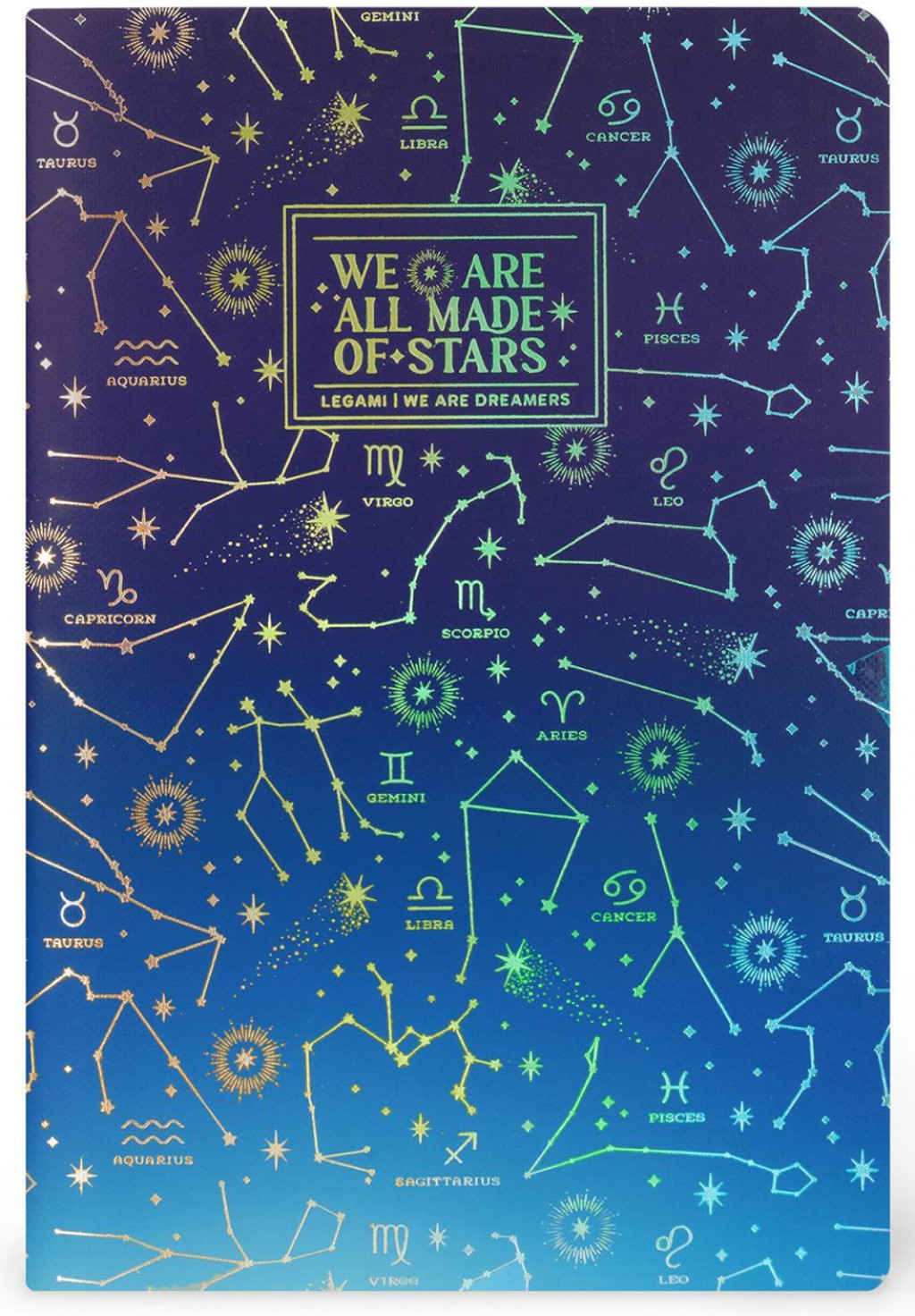 Legami Zápisník Legami Lined Notebook - Quaderno - Small - Stars