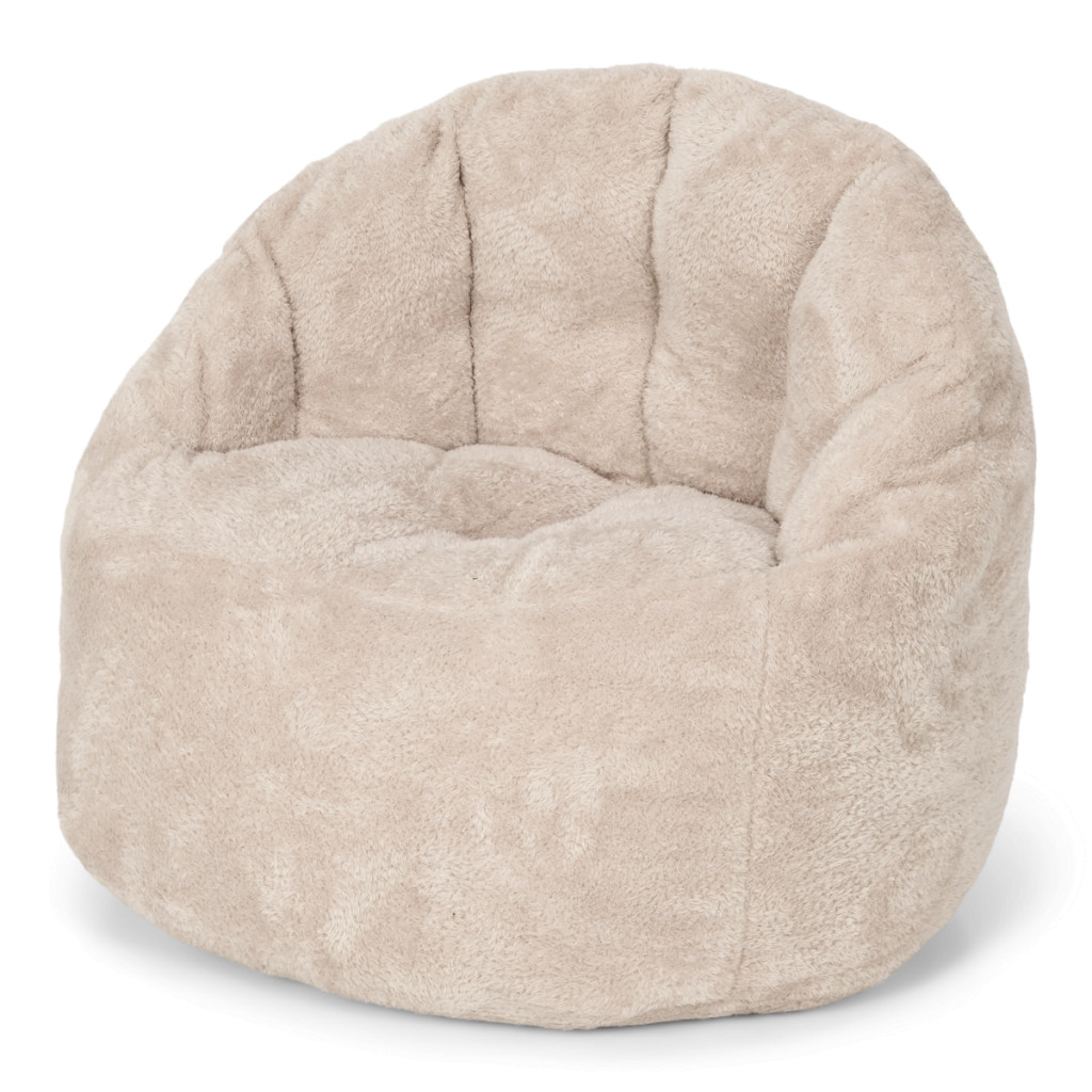 Little Dutch Kreslo detské plyšové Soft Beige