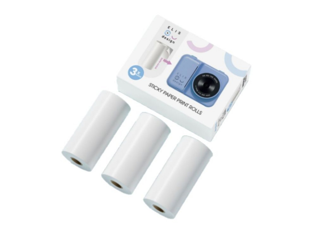 Elis design Náhradný fotopapier do fotoaparátu 3 ks - lepiaci