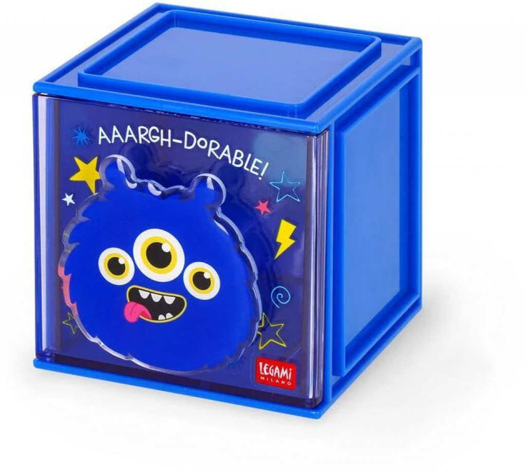 Legami Variabilný stolný organizér Legami Stationery Box - Monster