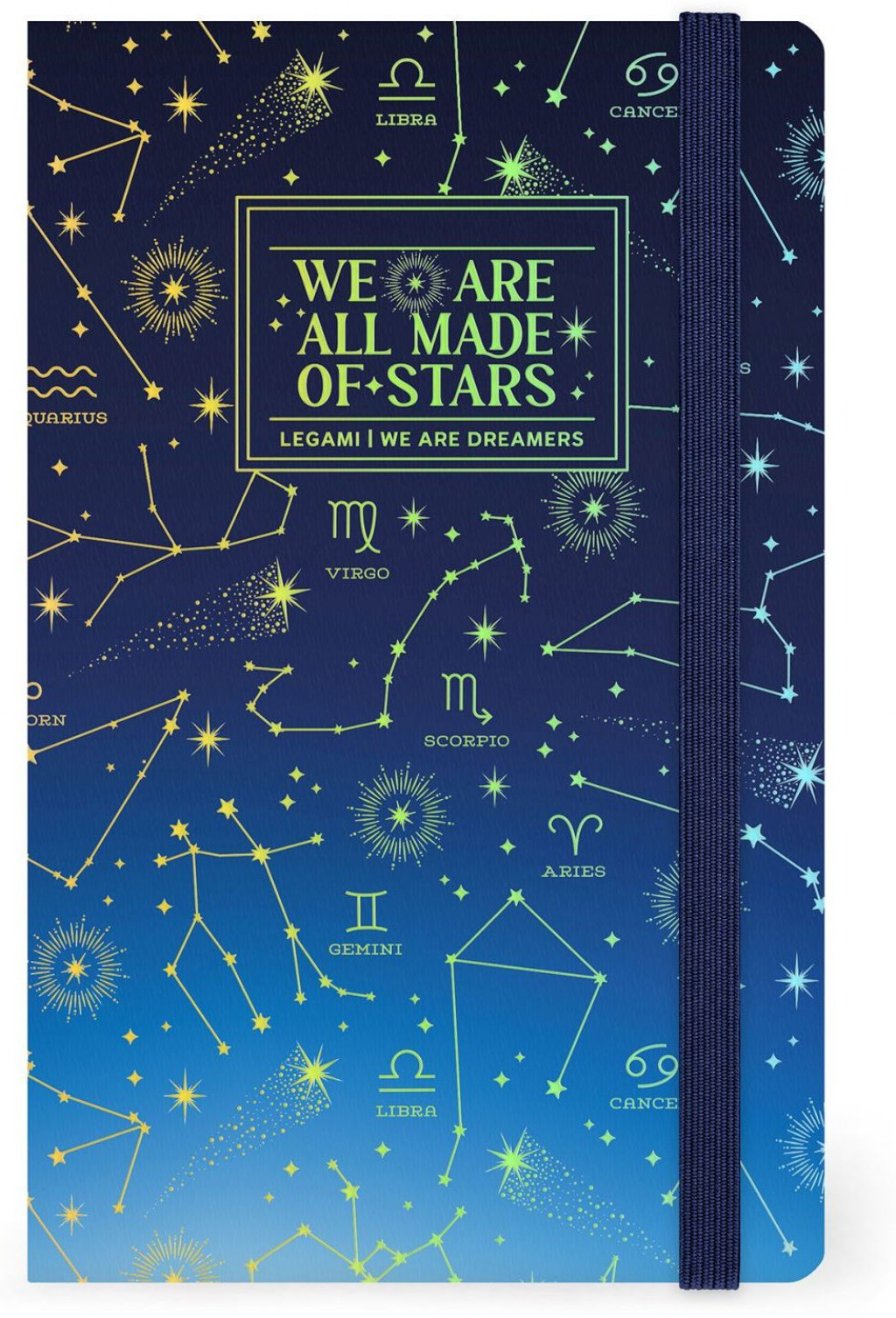 Legami Zápisník Legami Lined Notebook - Photo Notebook - Medium - Stars