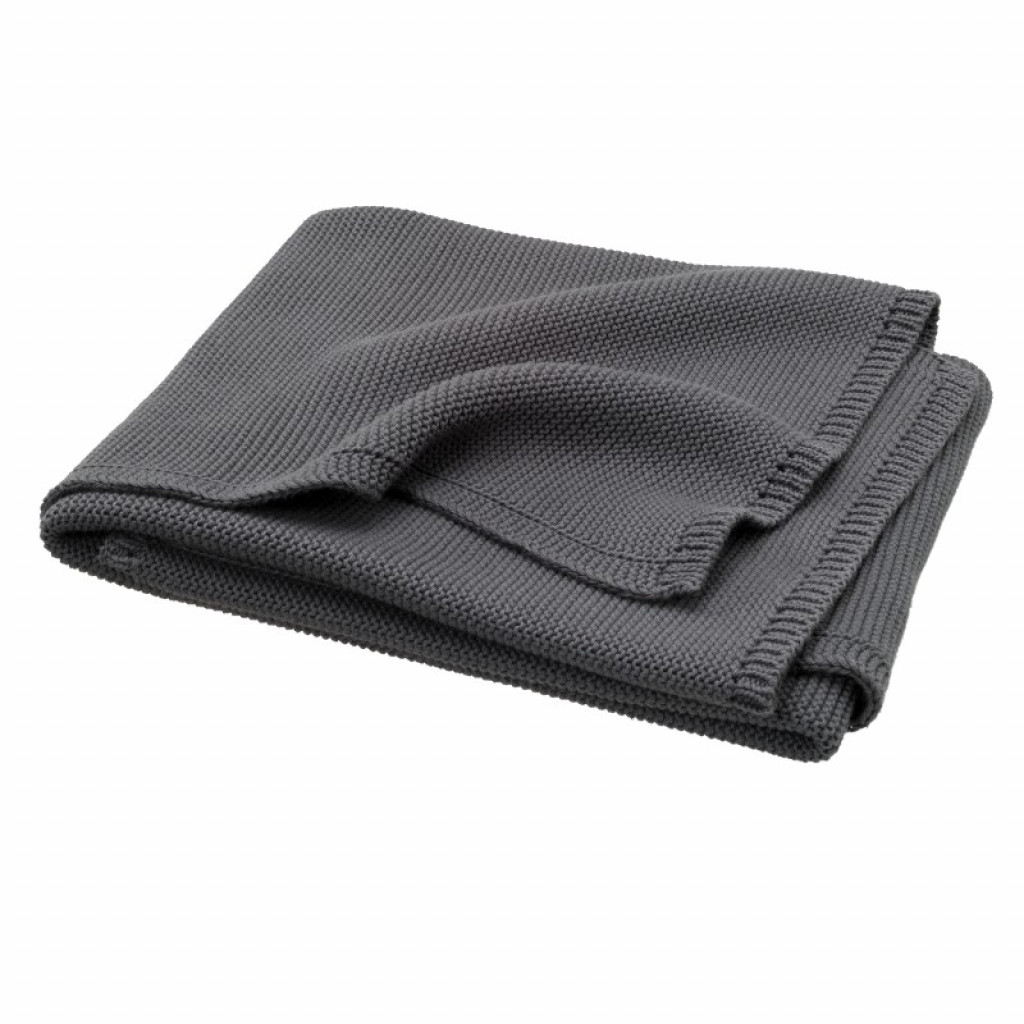Fresk Pletená deka uni dark grey