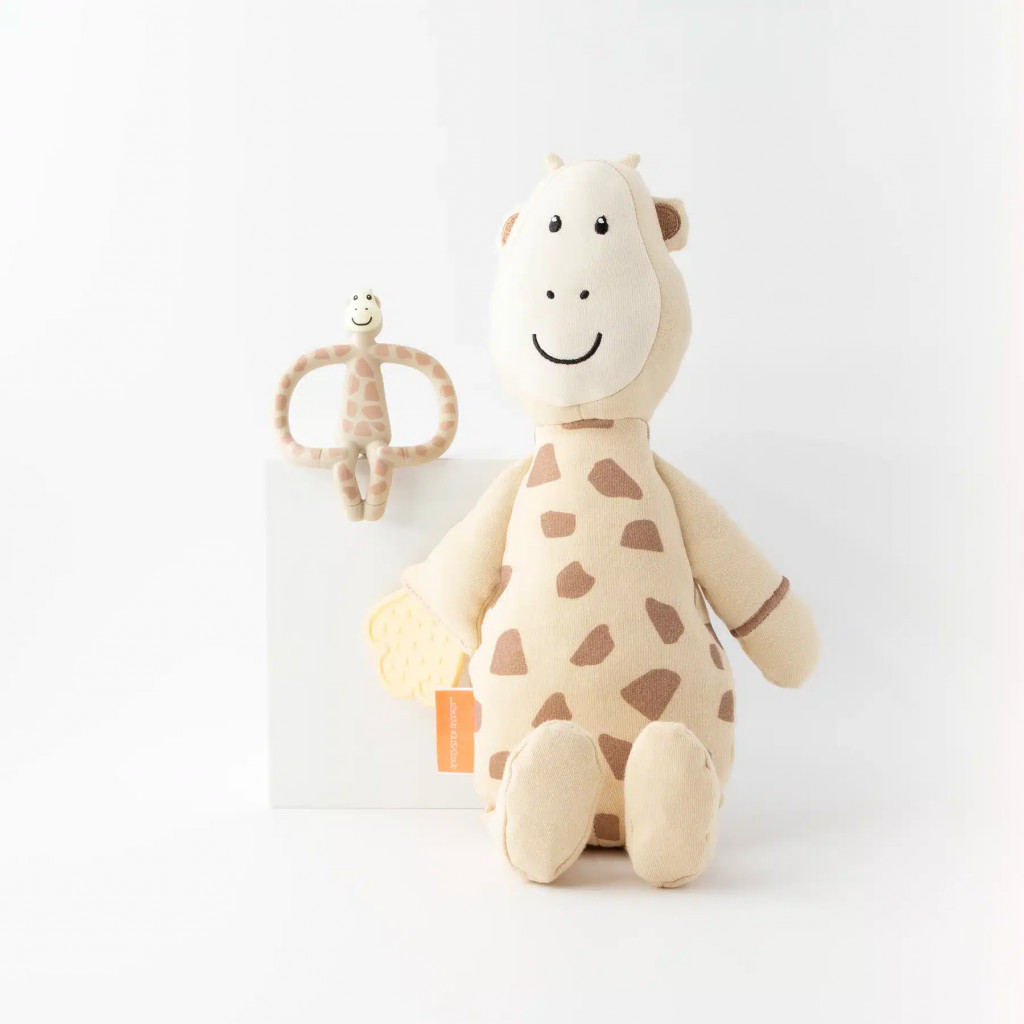 Matchstick Monkey Senzorická sada s hryzadlom - giraffe