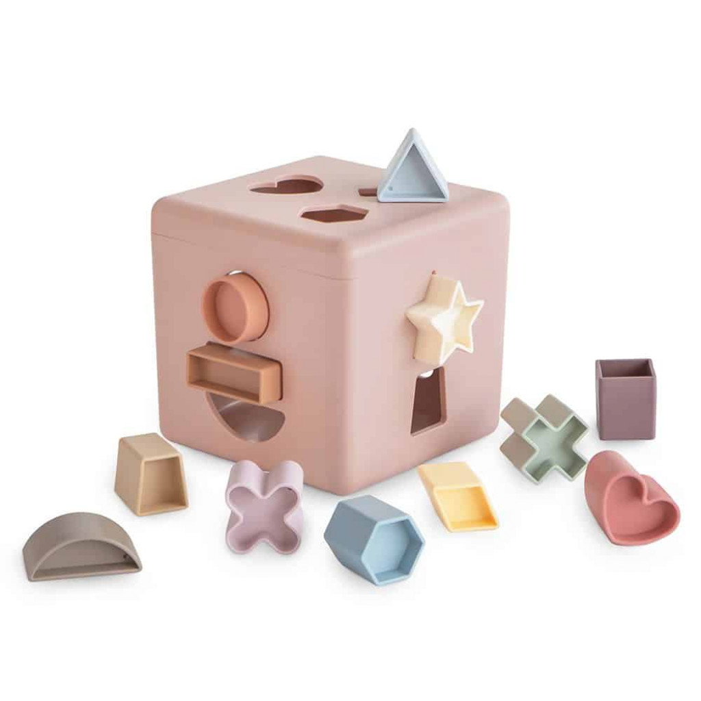 Mushie Triediaca hra mushie - shape sorting box