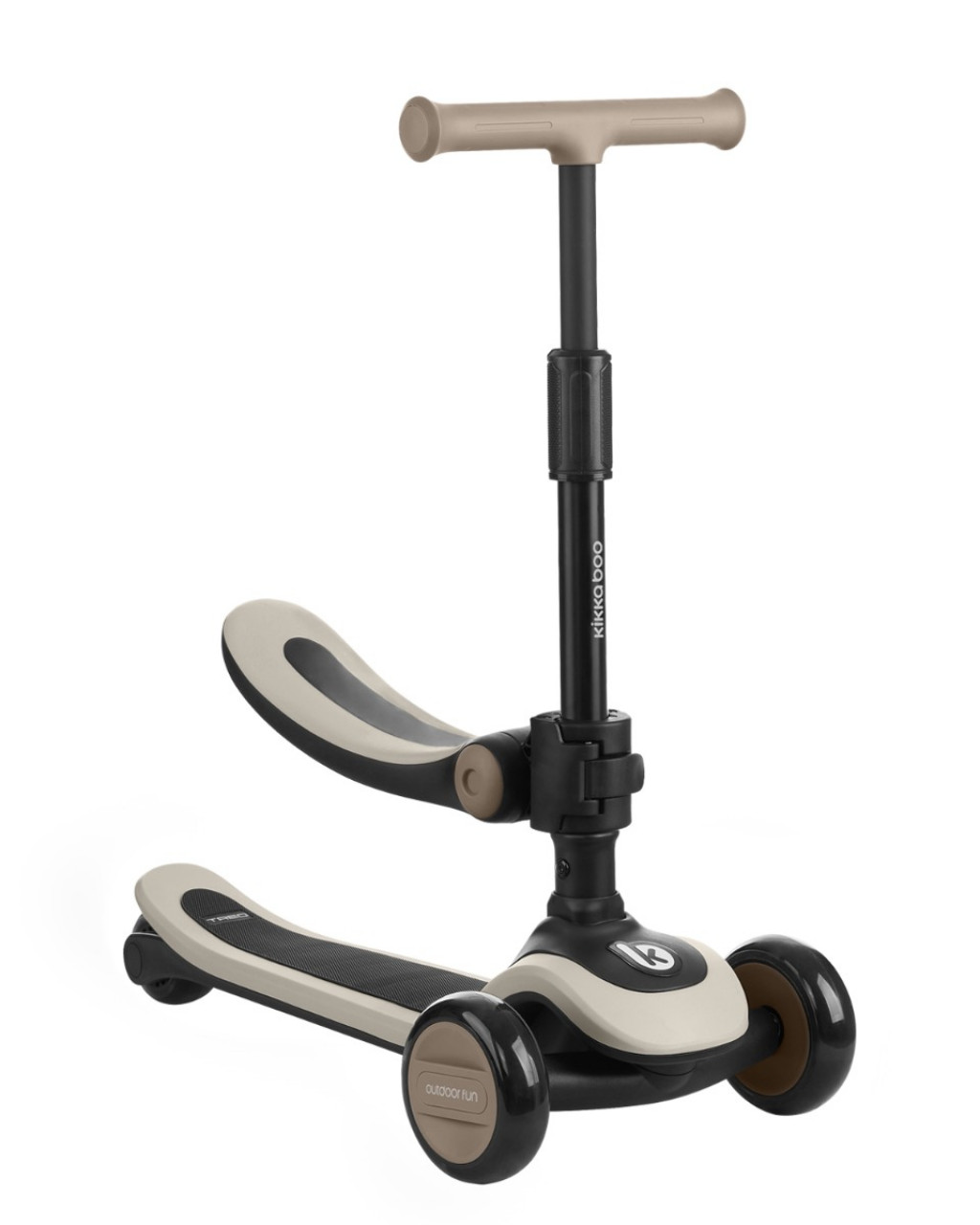 KikkaBoo Koloběžka 2v1 Treo Beige