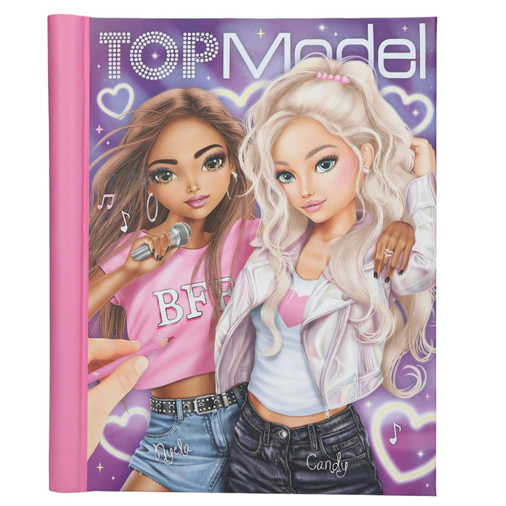 Top Model Omaľovánka s LED podsvietením a zvukom MY BFF